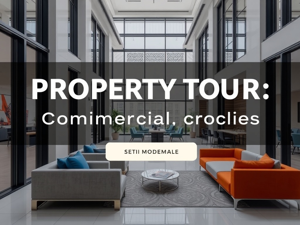 Тур по недвижимости: коммерческие помещения, современные интерьеры и зональные решения.